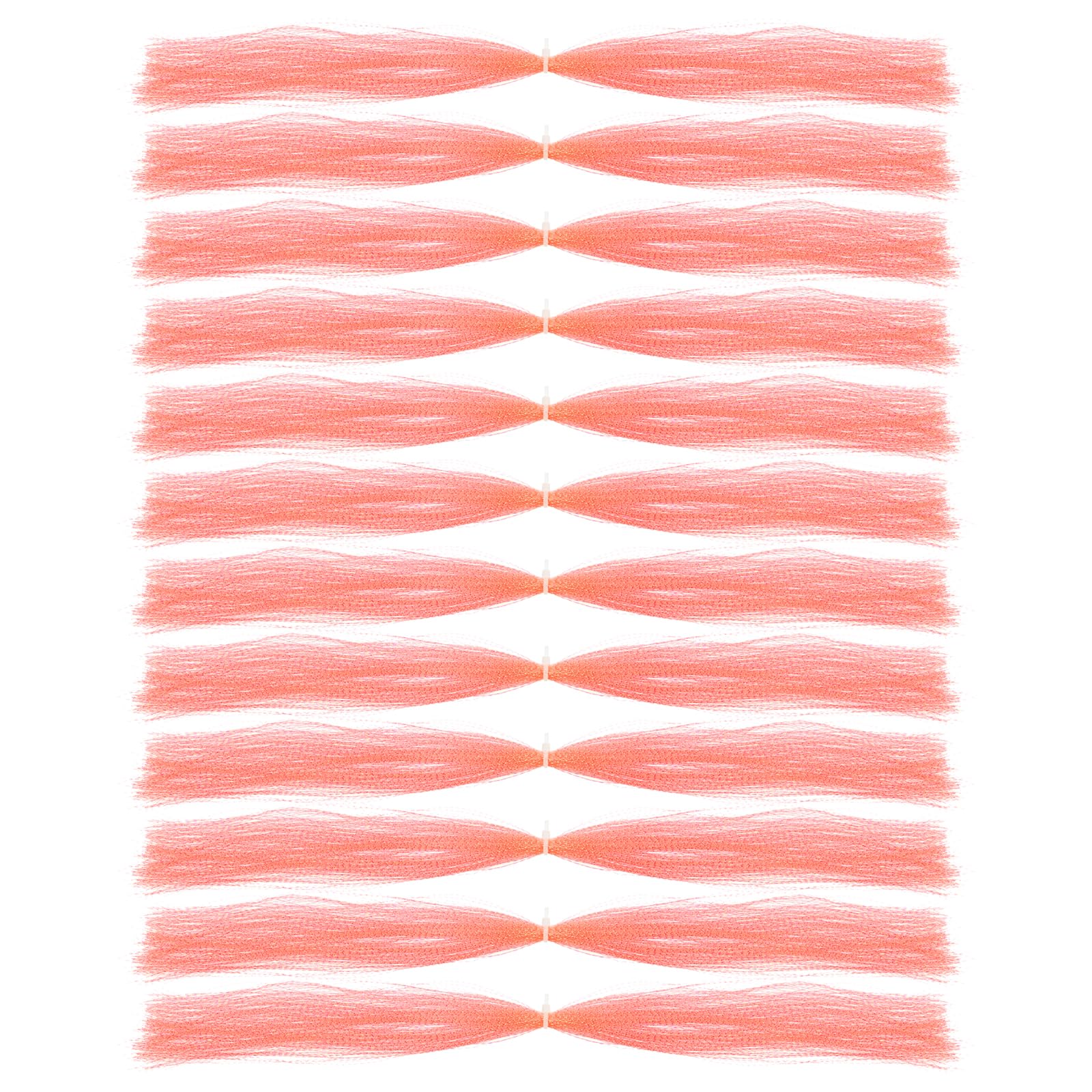 PATIKIL Crystal Flash Fly Fishing Line Fly Tying Material, 12Pcs 250 Strands Dry Flies Decorating Accessories for Making Fishing Hook Lure Flies, Pink