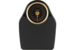 Salter 145 GFEU16 Doctor Style Mechanical Bathroom Scale – Body Weighing Scales, 150 KG Capacity, Easy Read Dial with Rotating Pointer, Large Platform, for Weight/Fitness, No Battery Required, Gold