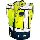 KwikSafety - SHERIFF & SPECIALIST Safety Vest [Multi-Use Pockets] Class 2 & Class 3 Hi Vis ANSI OSHA Safety Vest for Men