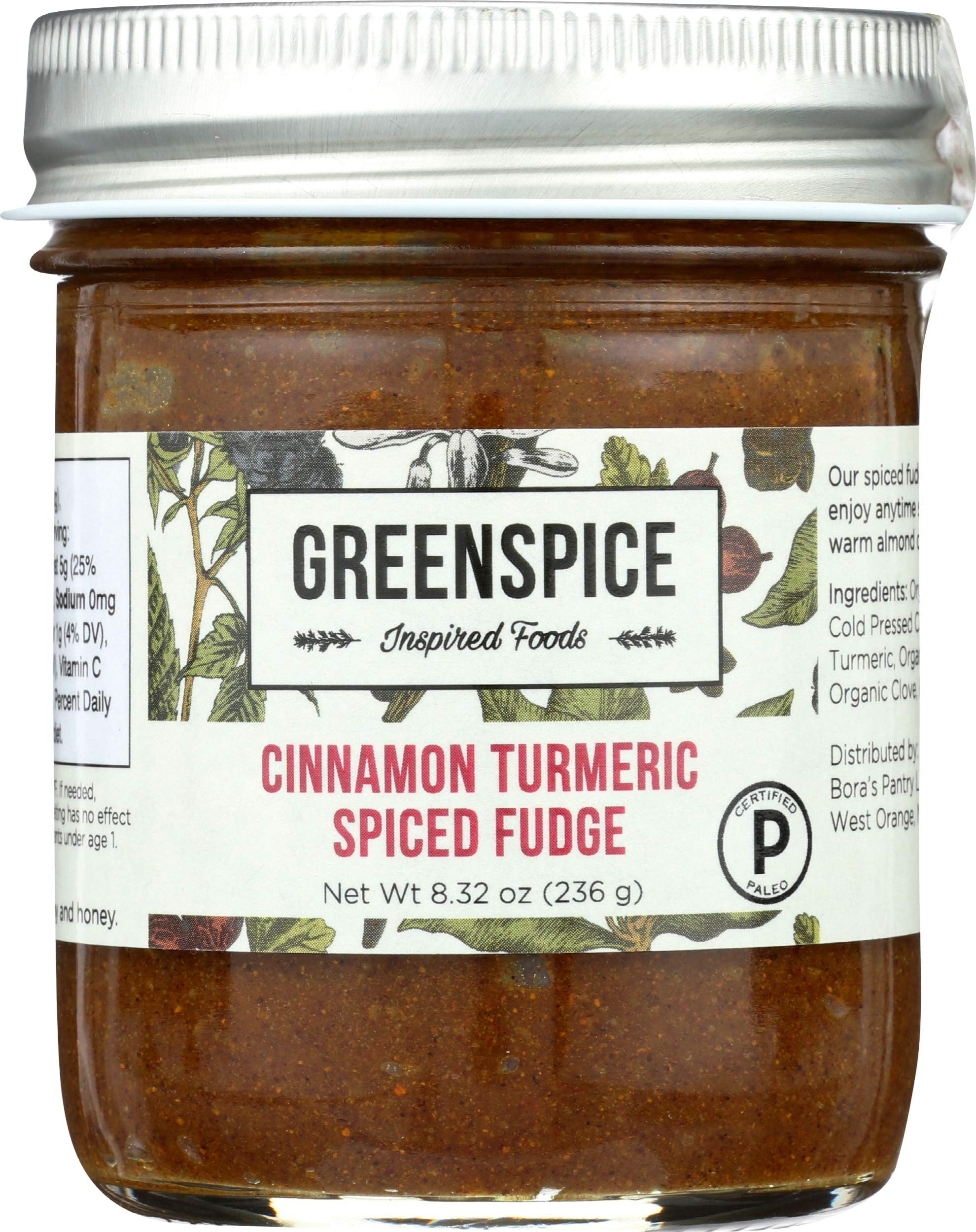Greenspice, Fudge Cinnamon Turmeric, 8.32 Ounce