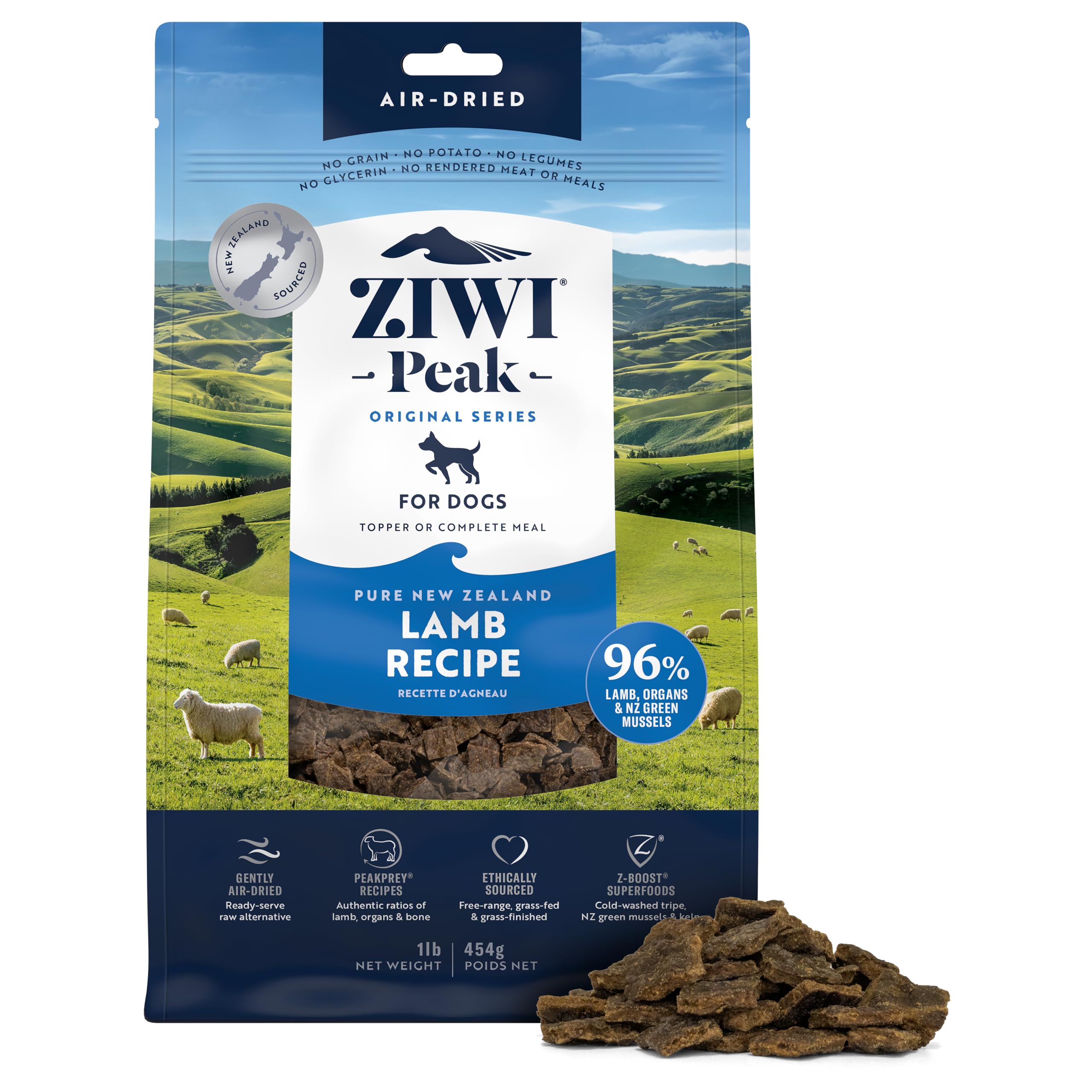 ZIWI エアドライドッグフード ラム 454g 自然食商品画像