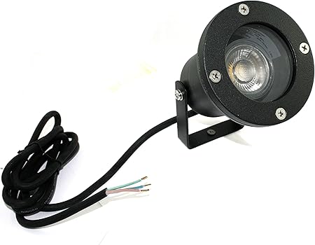 Kamilux Gmbh 230v Led 7w 52watt Tageslichtweiss Aussenspot Gartenbeleuchtung Bodenstrahler Piso Inkl Gu10 Hochvolt Leuchtmittel Amazon De Garten