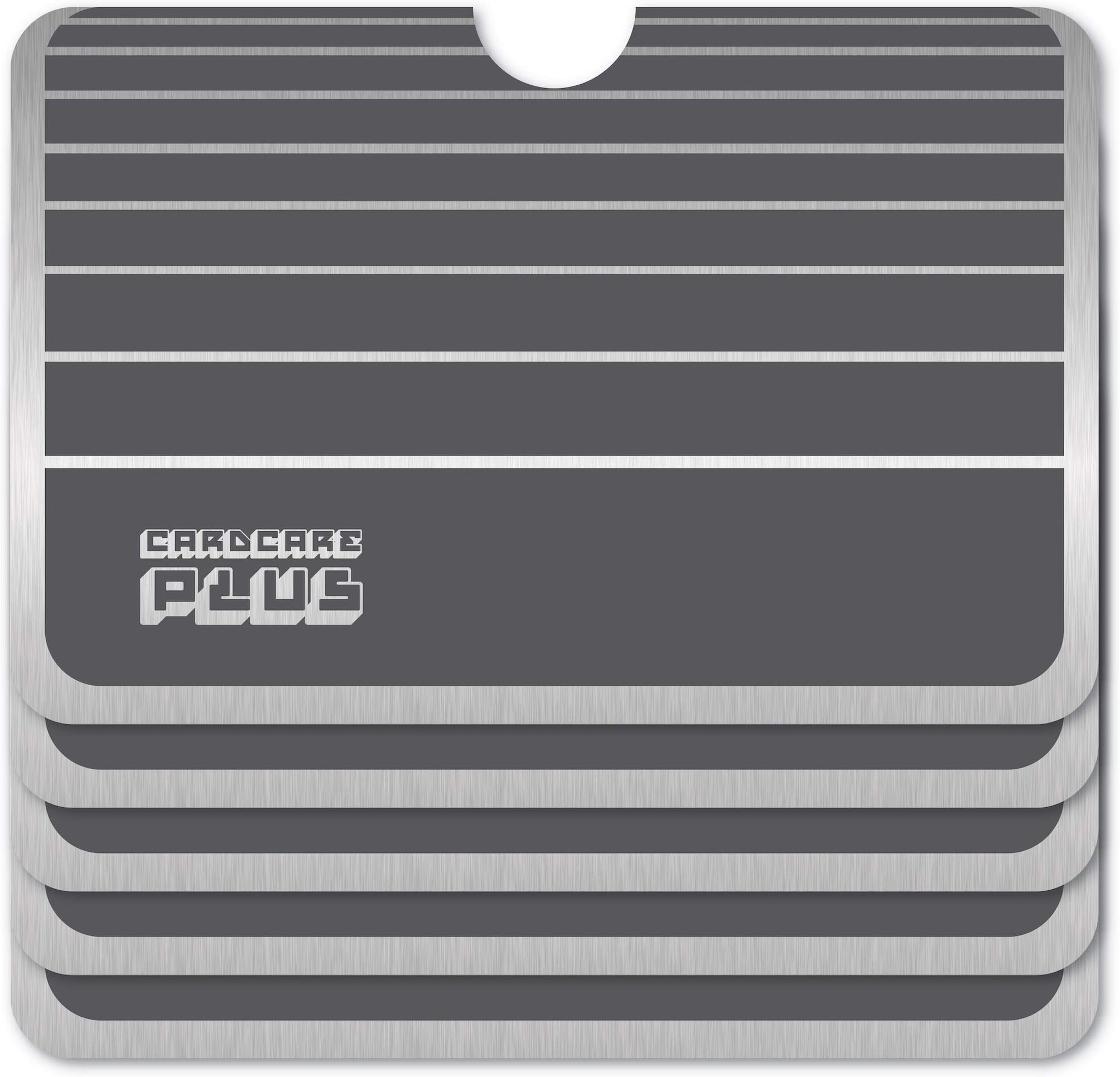 5 Grey RFID/NFC Blocking Credit Card Sleeves by Card Care Plus ™ | Protect Each contactless Card in Your Wallet for The Best Protection | Proven to Work by Thousands of Happy customers!