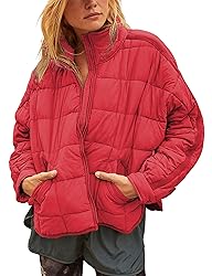 Bianstore Women's Oversized Splice Quilted