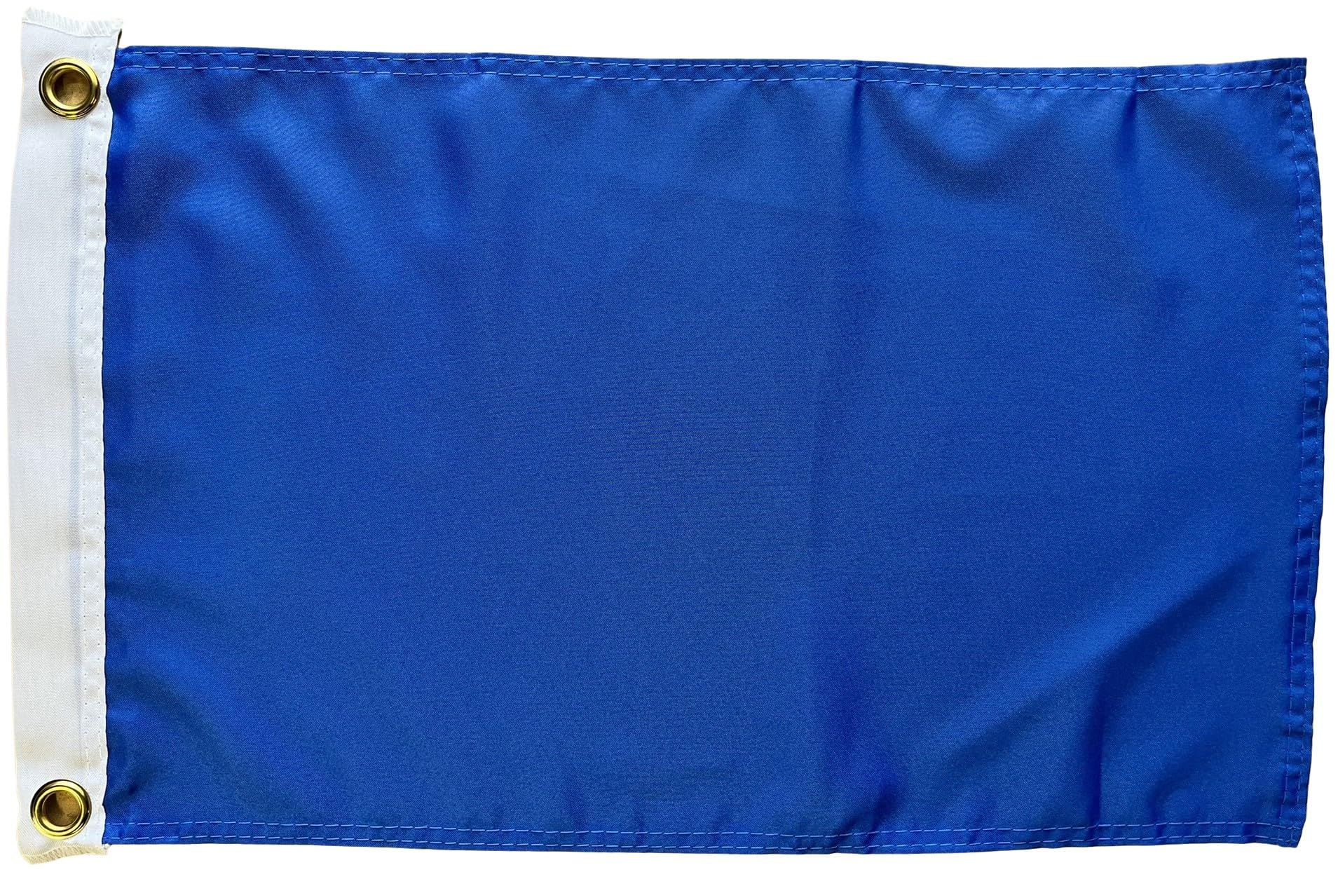 NWFlags Plain Blue Flag 17" x 11" 75d Premium Polyester | Polyester 1.5x1 foot material flag with 2 Eyelets