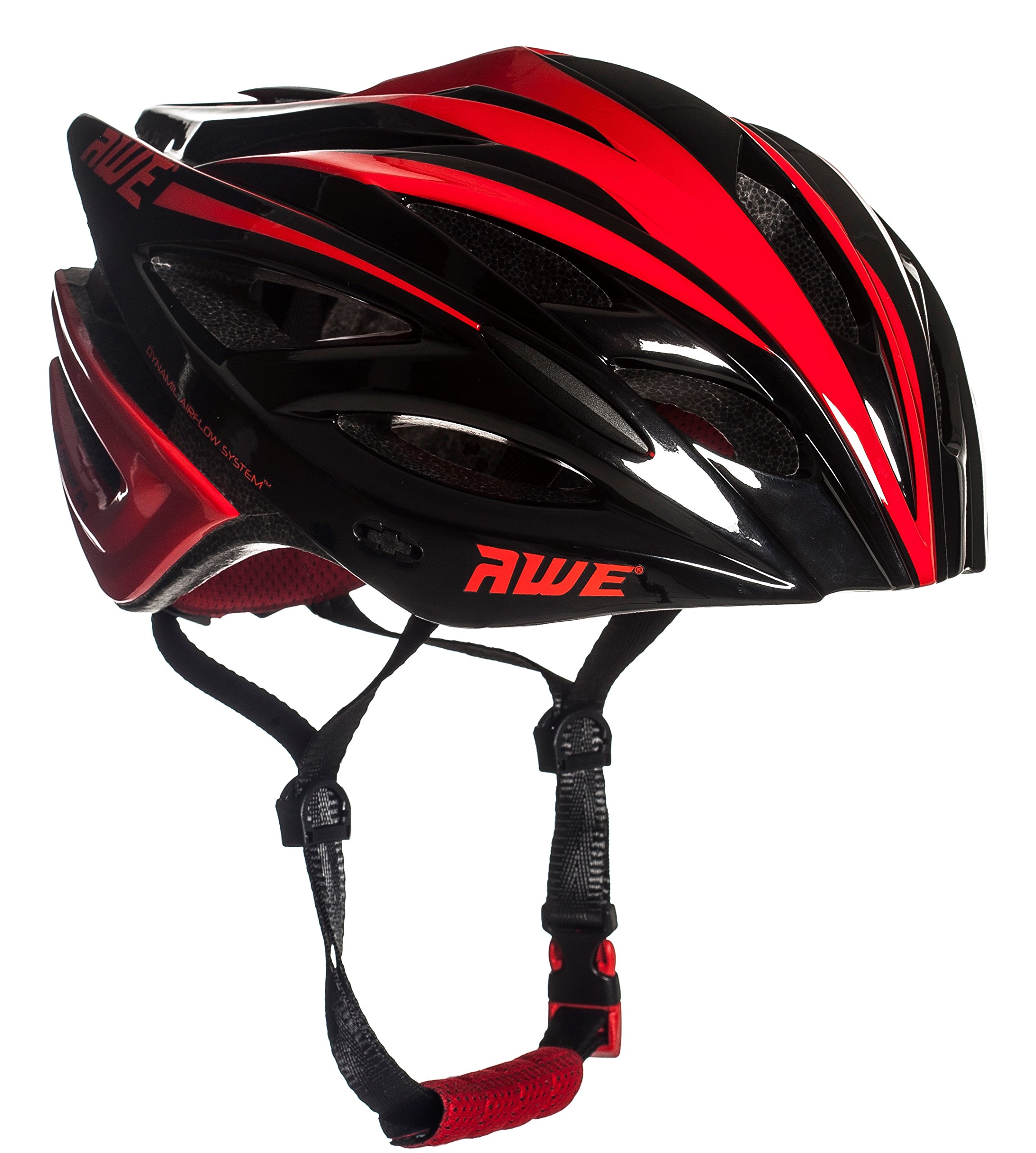 AWE® AWEBlade™ In Mould Adult E-Bike/Bike Helmet 58-61cm Red/Black *FREE 5 YEAR CRASH REPLACEMENT*