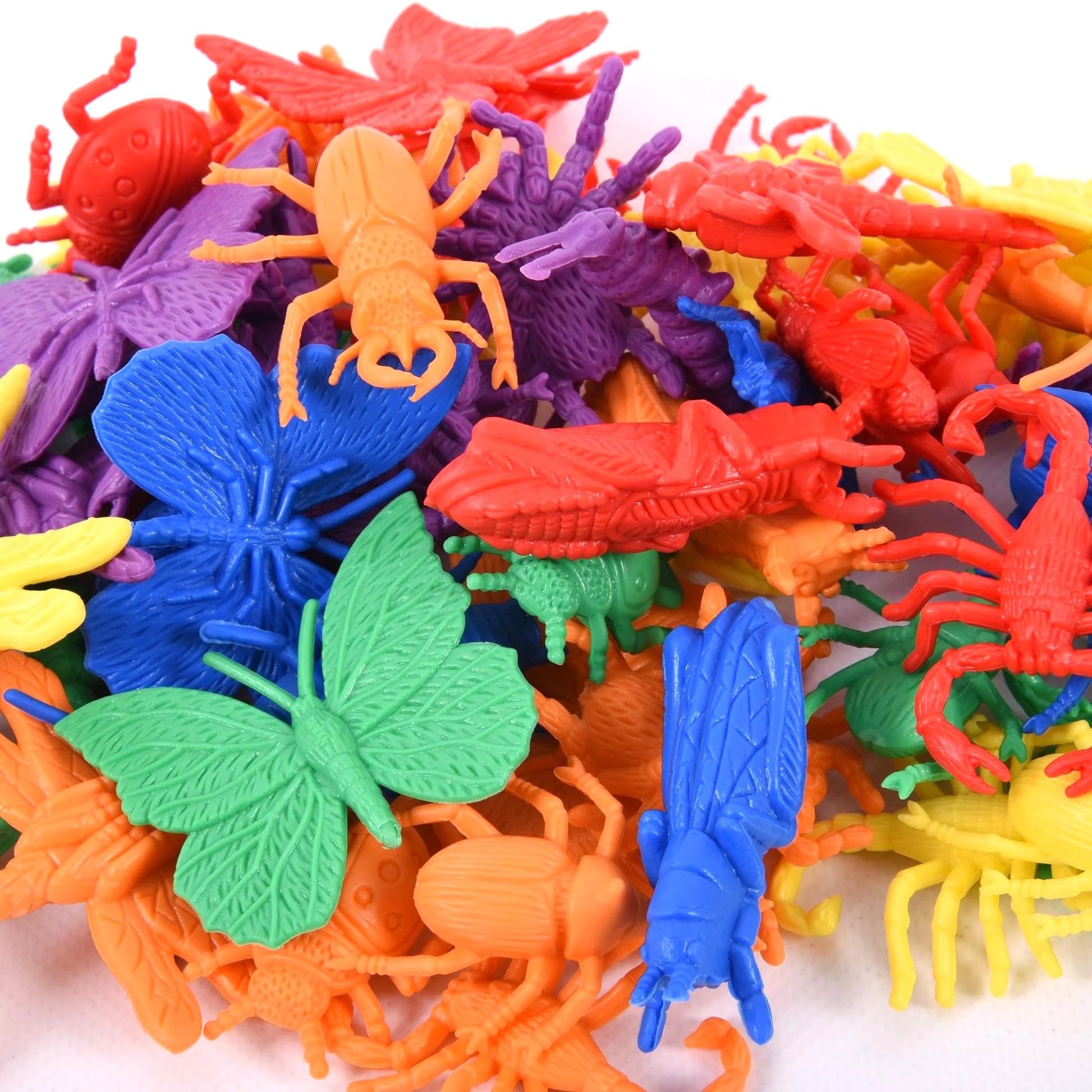 a2bsales Sorting Counters Starter Packs - Early Learning & Motor Skills Maths Toy - SEN Montessori (Bug - 24 Pk)