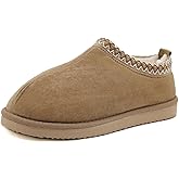 SMajong Women's Slippers Mens Platform Mini Boots Fuzzy House Slipper Fur Fleece Winter Home Shoes Indoor and Outdoor