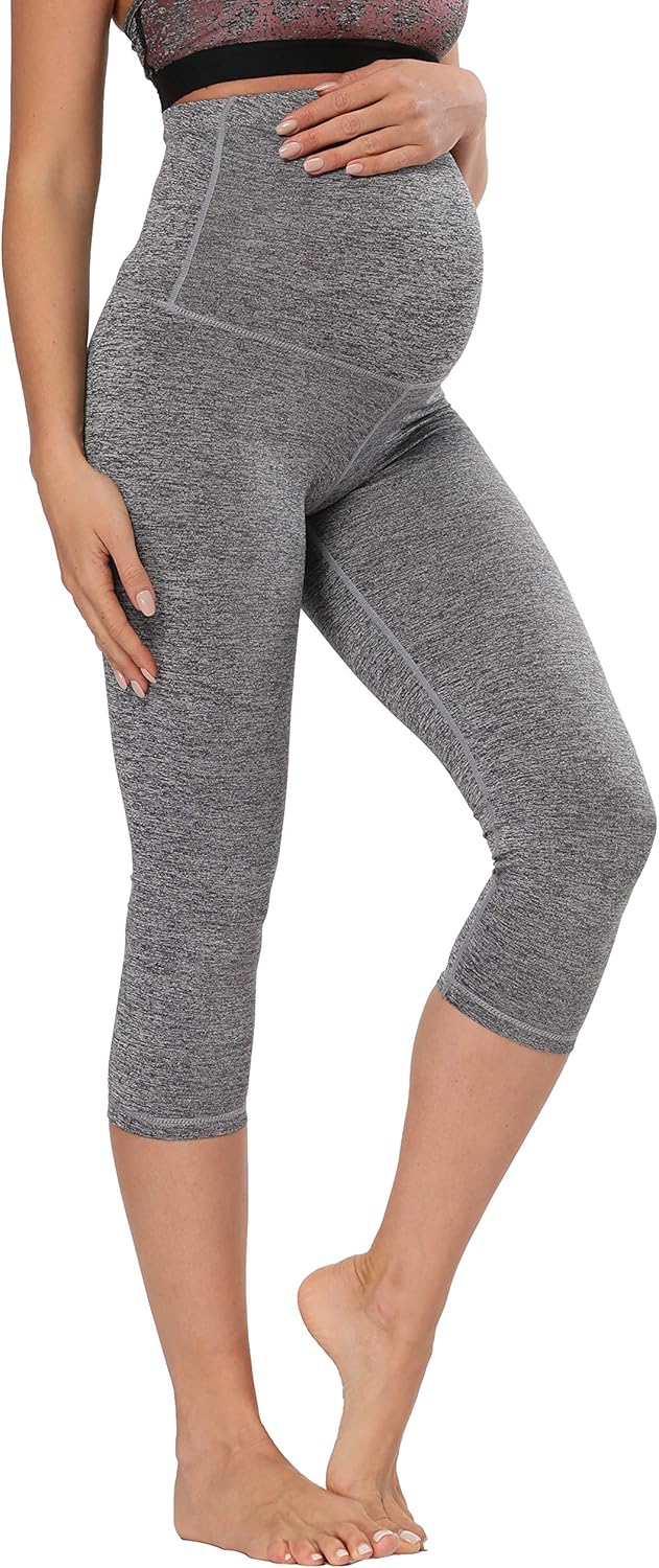 V VOCNI Maternity Capri Leggings Women�s Activewear Yoga