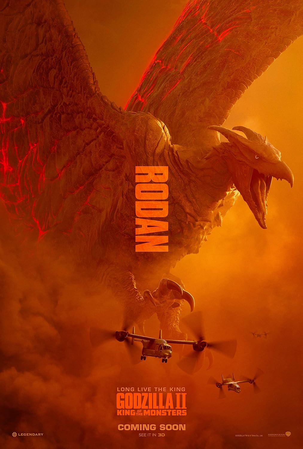 newhorizon Godzilla King of The Monsters Movie Poster 17'' x 25'' NOT A DVD