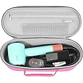 RLSOCO Travel Case for Dyson Supersonic/Supersonic Nural Hair Dryer & Dyson Airwrap/Airwrap i.d./Airwrap Co-anda2x Multi-Styler, Storage Hair Dryer/Airwrap Only for easy travelling - Pink