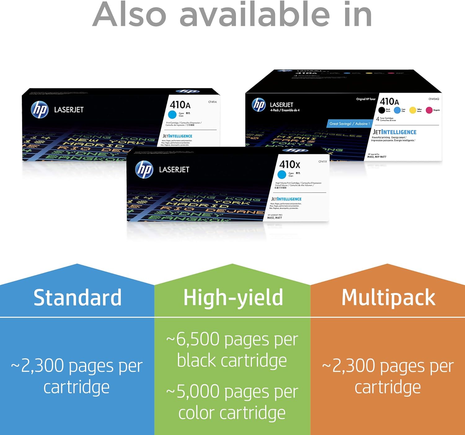 HP CF410A Laserjet 410A Toner Cartridge, Black, Pack of 1: Office Products