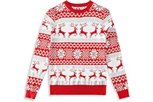 Funnycokid Kids Ugly Christmas Sweater Boys Girls Xmas Holiday Party Pullover Tops 3-12 Years