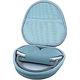 khanka Hard Carrying Case for Apple AirPods Max Wireless Over-Ear Headphones,Light Blue Case