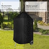 onlyfire Kettle BBQ Cover for Weber 57cm 22 inch Charcoal Kettle Grill view 4