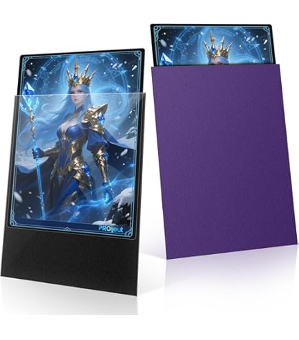Amazon.com: Purple Card Sleeves 200 Pack Compatible with MTG Card Sleeves,Sturdy  Sleeves Matte Back Finish, Perfect Shuffling - Protect All Your Trading  Cards Collectible Cards, Never Tear : Toys & Games