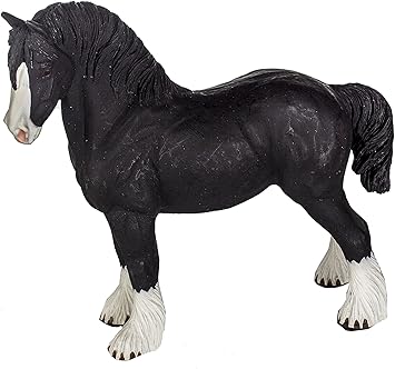 Safari Ltd 159505 Cavallo Shire Figurina Amazon It Giochi E Giocattoli