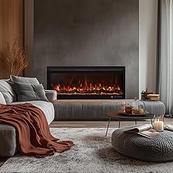 Oxhark Flame Smart 42 Inch Wall Mounted and