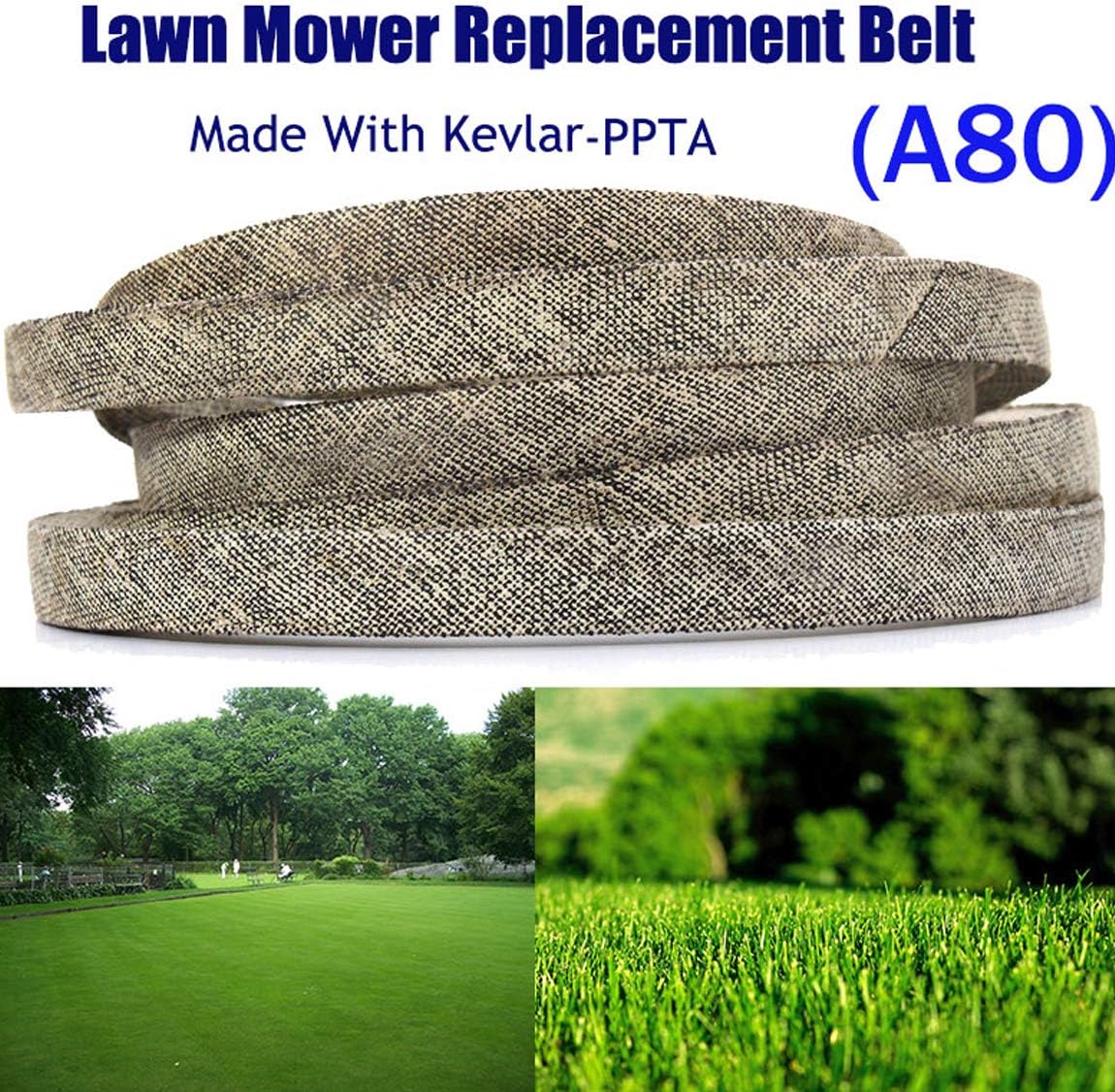 Lawn Mower Deck Drive Belt for Husqvarna 531300773 532140067 531300768; Craftsman 24103;Jonsered 532140294;Simplicity 108209;Toro 119-8821;Murray 037X43MA;AYP 161597 1/2" x 82.25" Made with Kevlar - Image 5