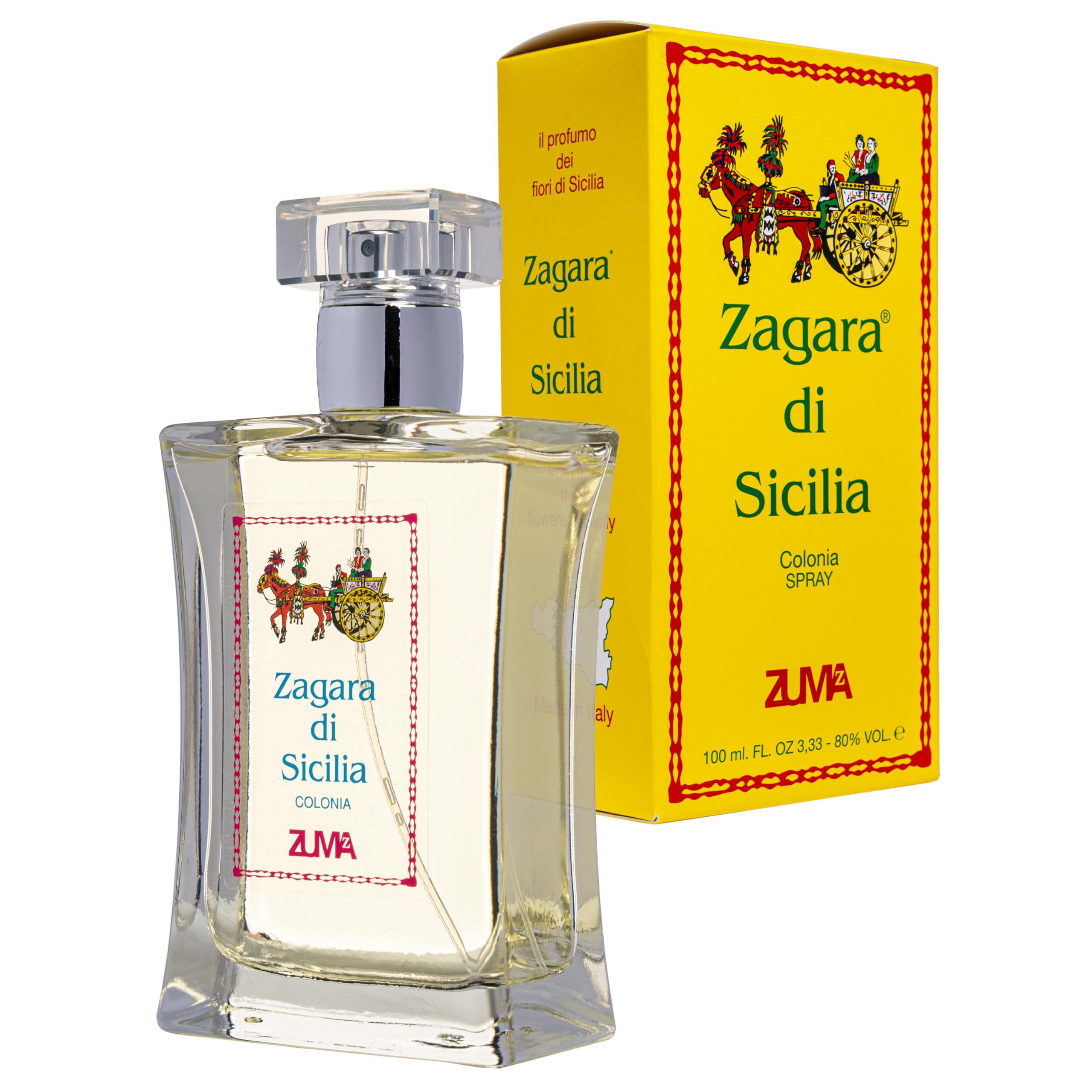 Zuma Perfumes - Zagara di Sicilia Cologne Unisex Floral Fragrance Spray - The Unique Emotion of Neroli and Floral Notes Made in Italy (Sicilian Zagara 100 ml)