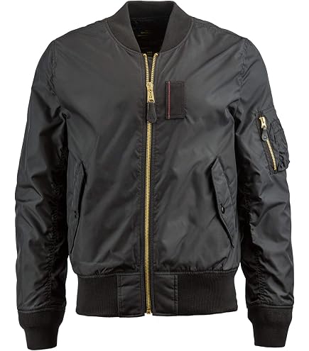 Amazon.com: Alpha Industries MA-1 Hooded Oxford Flight Jacket for