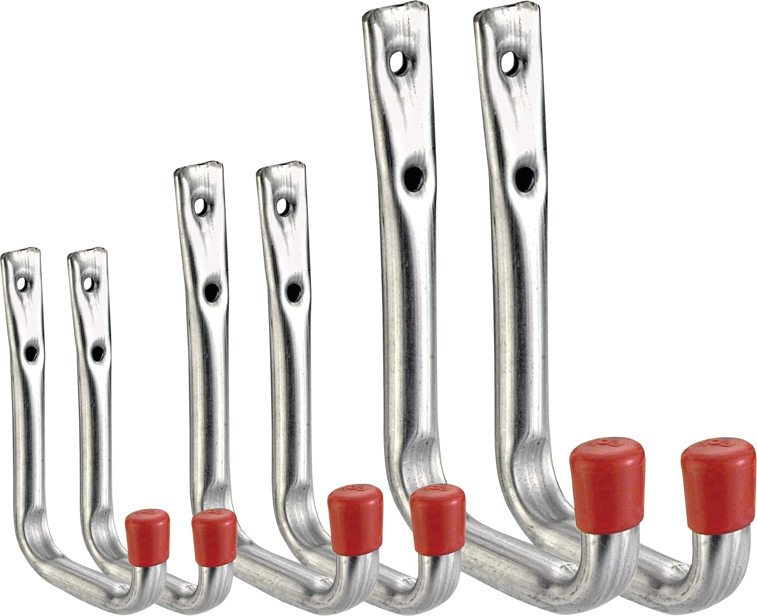 Connex Wall Hooks (6 Pieces) | Tool Holder | Hooks for Tools | Holder | Storage | Organizer | DY31000