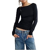Free People Women's Riley Tee, Black