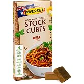 Massel Beef Style Bouillon Cubes, Bouillon Alternative, 10 Cubes | Australian Made Beef Stock Cubes &amp; Soup Base, No Added MSG, Gluten &amp; Dairy Free