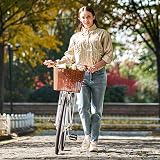 Viribus Vintage Ladies Bike 26 Inch Dutch Style City Bicycle with Basket view 9