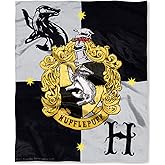 Harry Potter House Crests Silk Touch Throw Blanket 50" x 60"- Hufflepuff