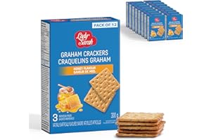 LS Honey Graham Crackers 12 x 300g | Bulk Sweet Snack for Adults & Kids | Ideal for School Lunches & Family Pantry Stocking