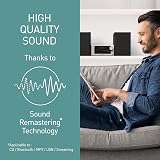 Panasonic SC-PM702EB-S Compact Stereo System with CD USB Bluetooth FM DAB+ view 2