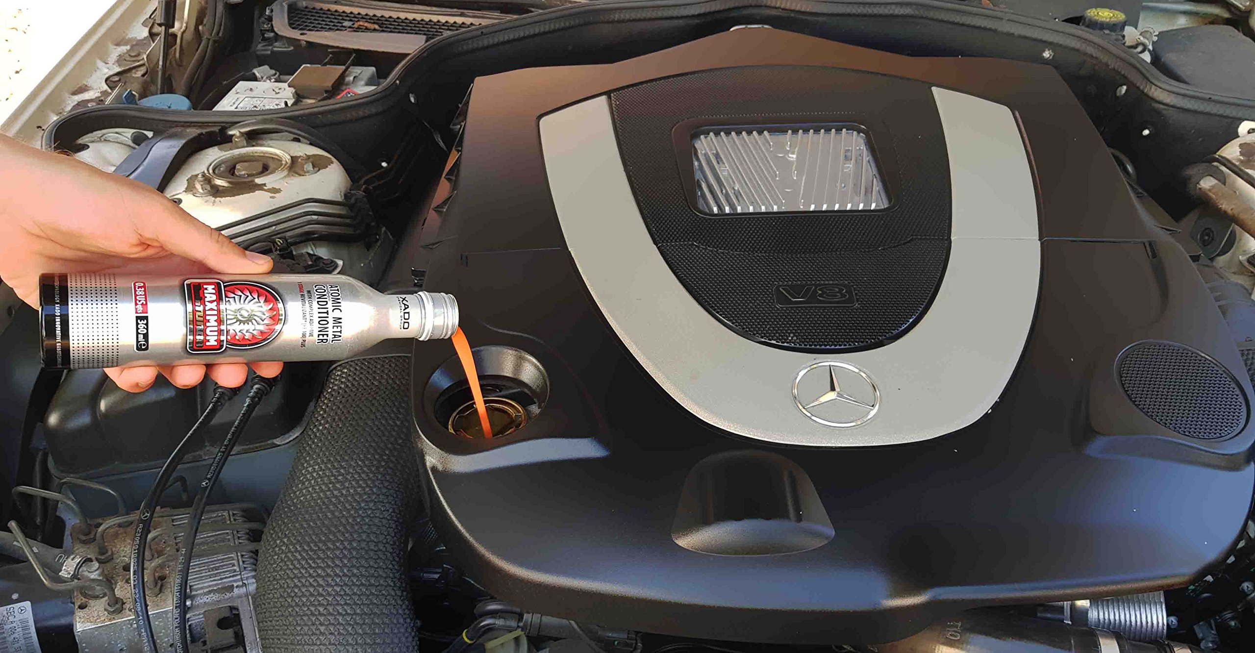 Xado engine oil additive, atomic metal conditioner, maximum twin turbo