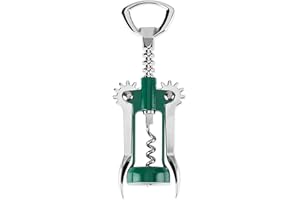 True Soar Green Winged Corkscrew, Self Centering Worm, Bottle Opener