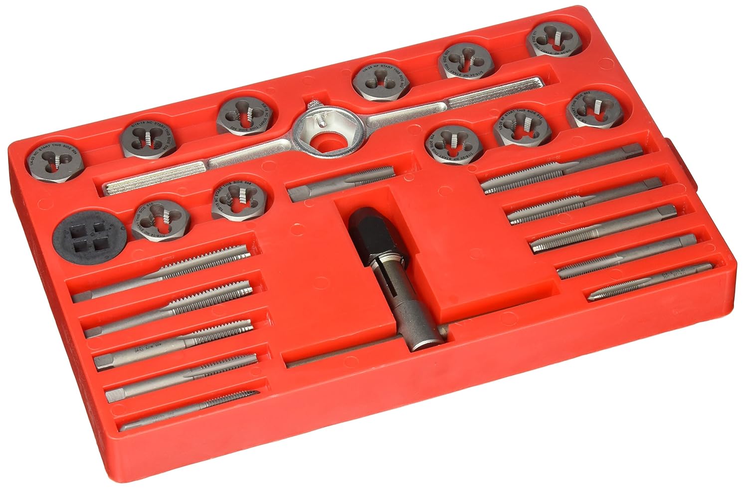 Vermont American 21768 Tap and Die Set, Red, 25Piece