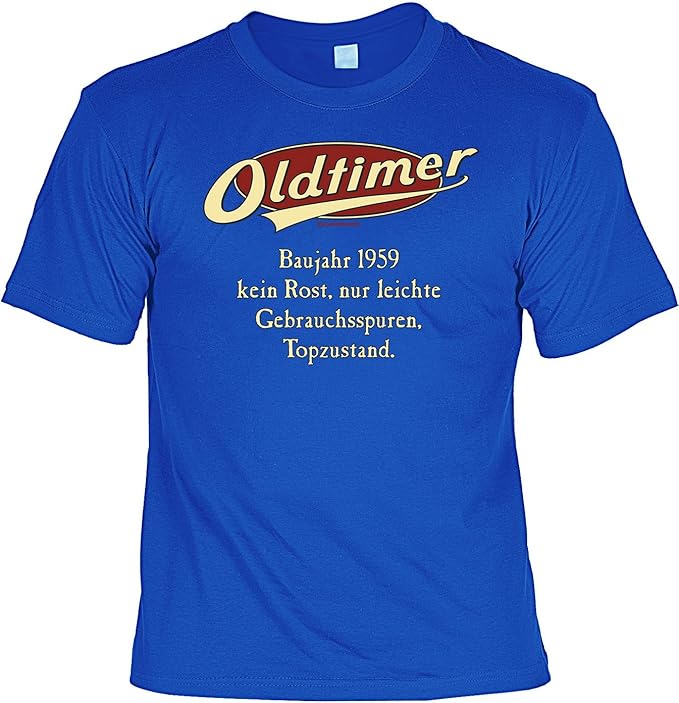Lustiges Geburtstags T Shirt Zum 61 Geburstag Spruche Geschenkshirt Oldtimer Baujahr 1959 Spruche Shirt Jahrgang 1959 Lustige Geburtstagskarte Urkunde Amazon De Bekleidung