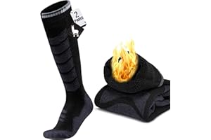 MAGISDU Alpaca Wool Ski Socks 2Pair Knee High Thermal Warm Winter Thick Cushion Compression Snow Snowboarding Hunting Outdoor