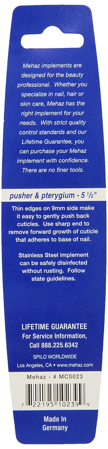 Mehaz Professional Cuticle Pusher and Pterygium Remover : Beauty
