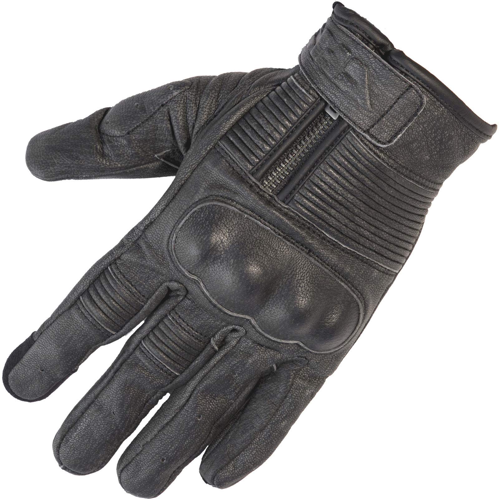 Richa Shadow Leather Motorcycle Gloves XXL Grey