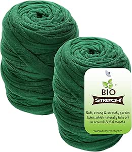 Amazon.com : Biostretch, Soft Stretchy Climbing Plants Garden Twine ...