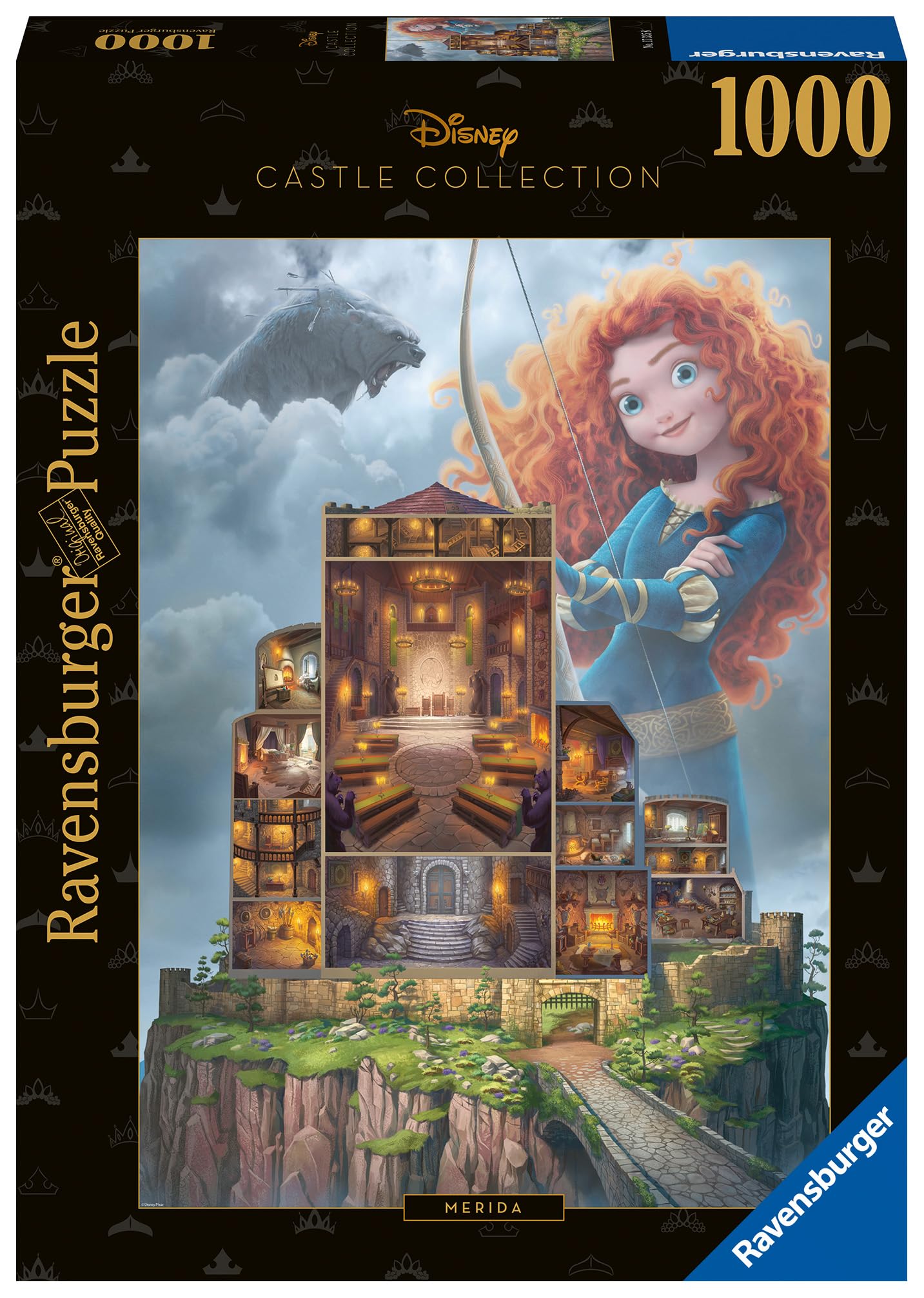 Ravensburger Disney Merida Castles - 1000 Piece Jigsaw Puzzle for Adults and Kids Age 12 Years Up