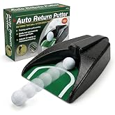 Automatic Golf Putting Machine, Auto Returning Putting Cup | Training Aid for Indoor/Outdoor Golf Practice，Suitable for Practicing at Home, Office, Yard, Party
