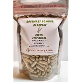 Rosemary Capsules 300 Ct - Herbal Supplement - Made Fresh on Demand