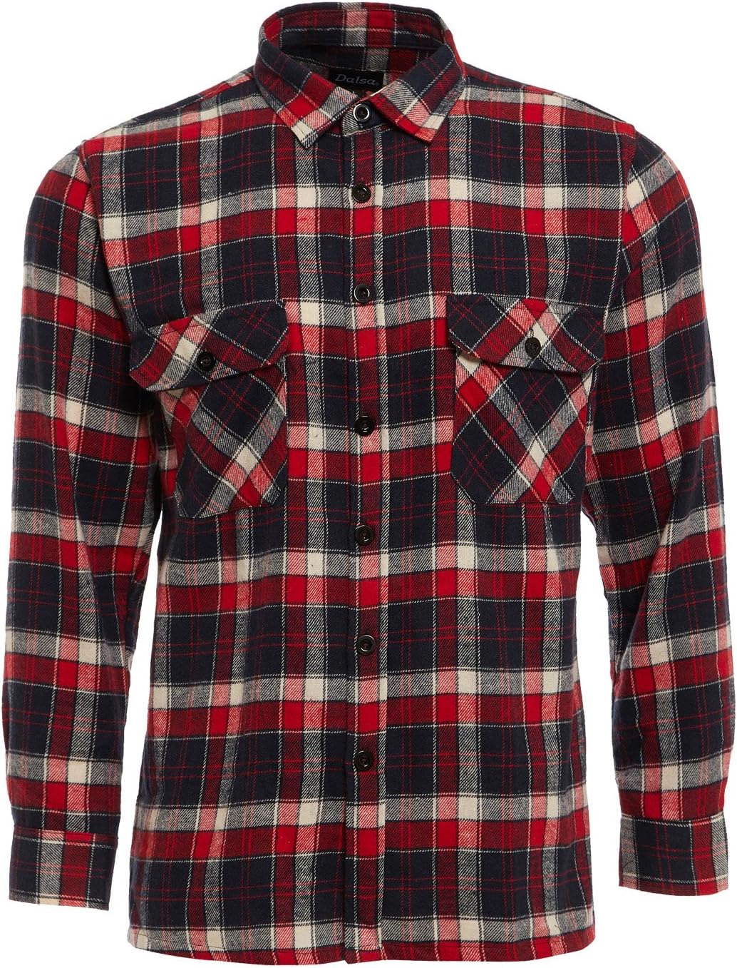 TB Clothing Mens Work Shirts Brushed Cotton Lumberjack Flannel Long Sleeve Check Shirt Woven Material Free P&P