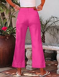 luvamia Women's High Waisted Wide Leg Jeans, Hot