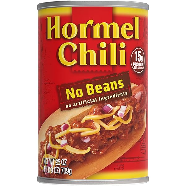 HORMEL CHILI NO BEANS, 25 OZ