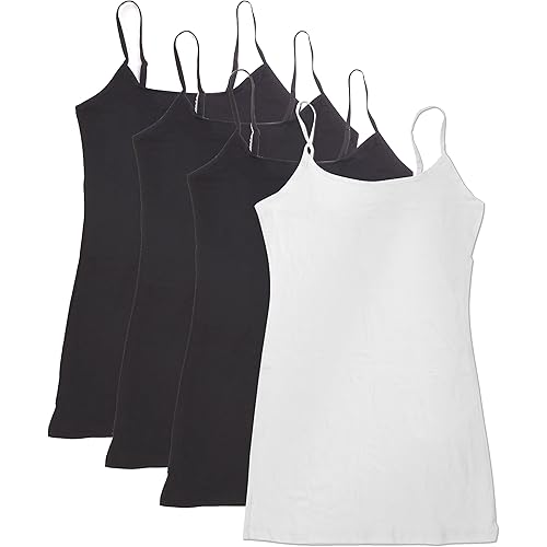 4 Pack Active Basic Women's Basic Tank Tops