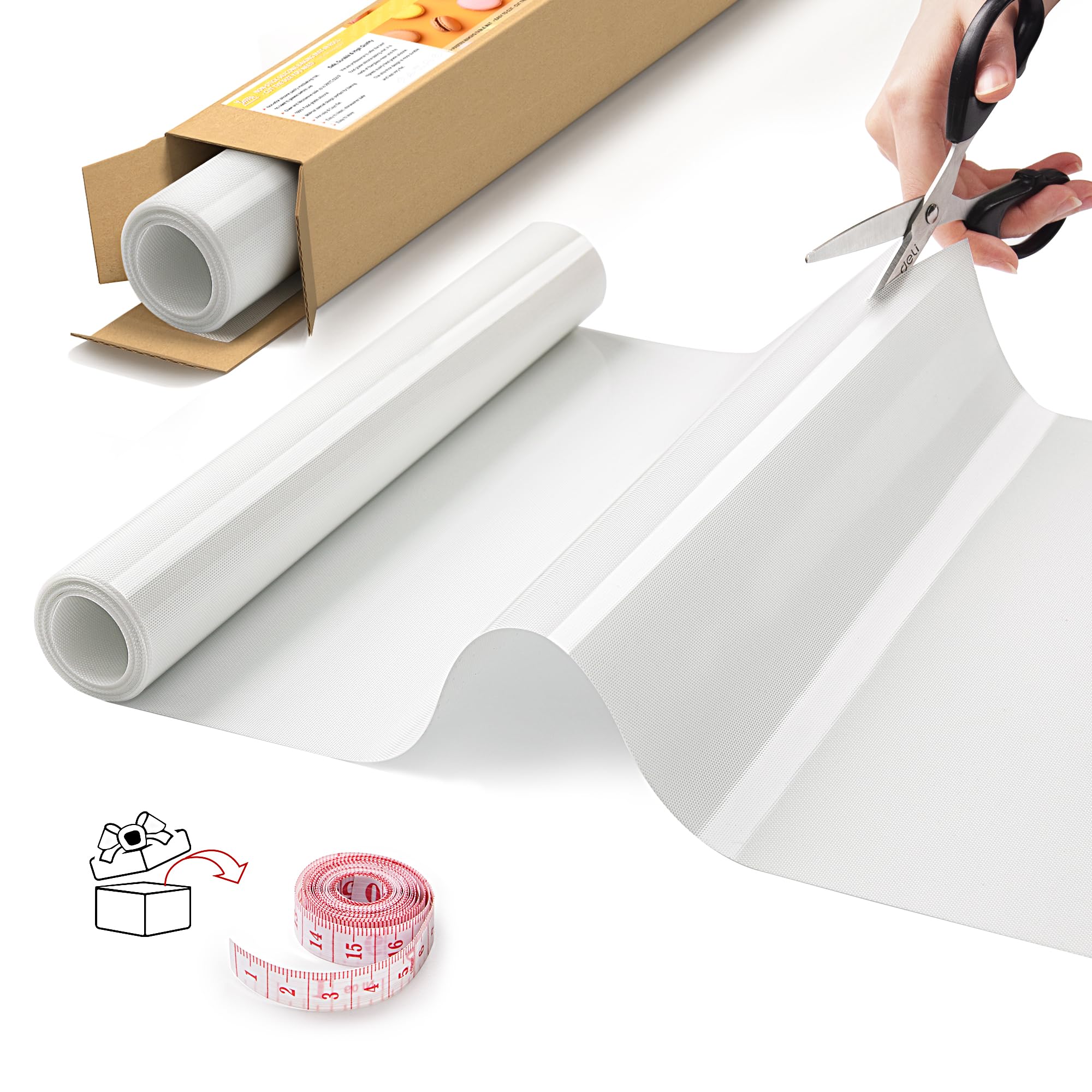 Photo 1 of MMmat Silicone Baking Mat Roll, Non-Stick Heat Resistant Food Grade Baking Mats, Non-Slip Reusable Air Fryer Linner, Freeze Dryer Mat, Counter Mat, Oven Liner, Refrigerator Liners - 16IN x 10FT