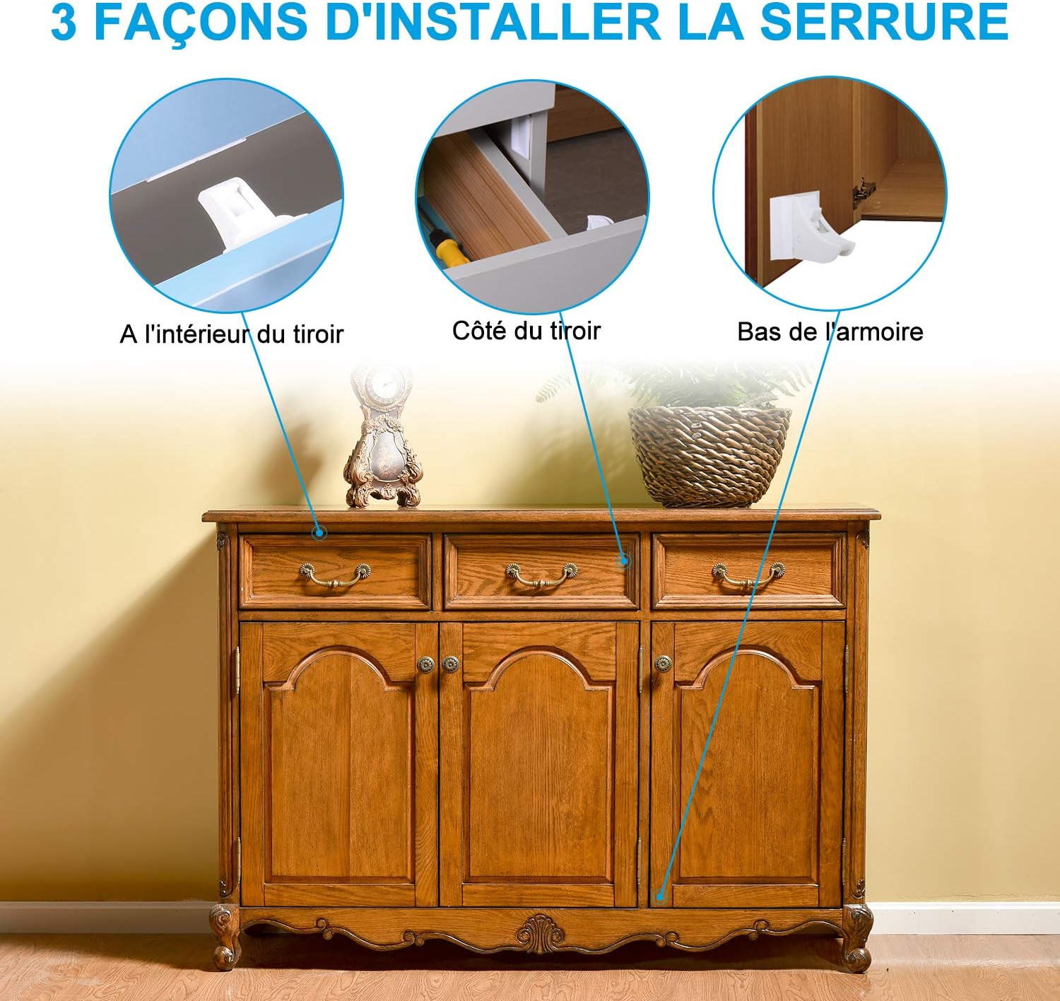 Adoric 2 Cles 6 Bloque Porte Magnetique Securite Placard Enfant Bloque Porte Bebe Tiroir Haute Qualite Et Installation Simple Bebe Puericulture Securite Domestique Helpacreche Co Za