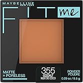 Maybelline Fit Me Matte + Poreless Pressed Face Powder Makeup &amp; Setting Powder, Coconut, 1 Count